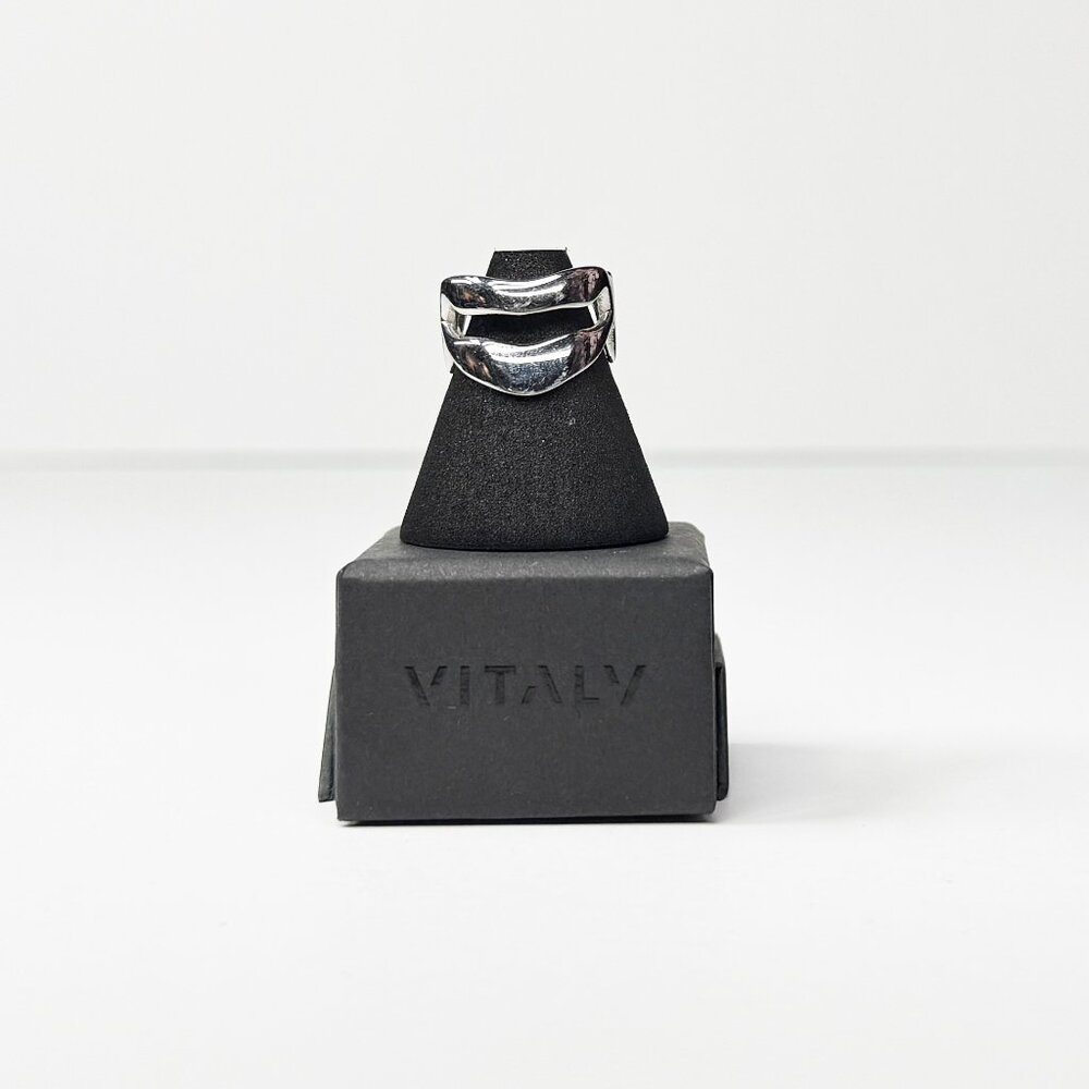 Vitaly Stainless Steel Silver Ring